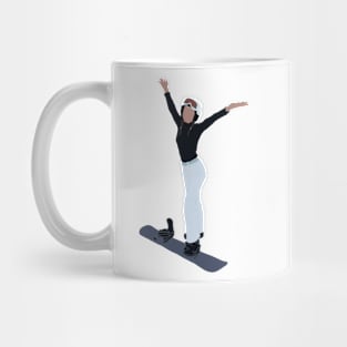 snowboard girl Mug